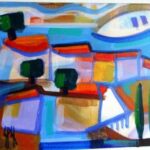 „Riva” – Saša P. Novak, ulje na platnu, 24 × 30 cm.