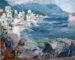 „Motiv Brista” – Mladen Veža, grafika, 50 × 70 cm.