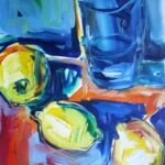 „Rasipano voće” – Dan Trantina, ulje na platnu, 30 × 40 cm.